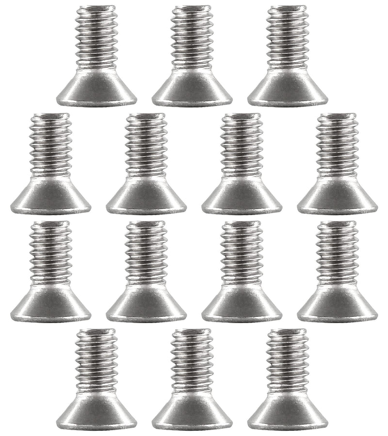 [Australia - AusPower] - 50PC Flat Head Phillips Machine Screws, 8-32 x 3/8 Inch 304 Stainless Steel Device Mounting Screws Bolt Fastening 