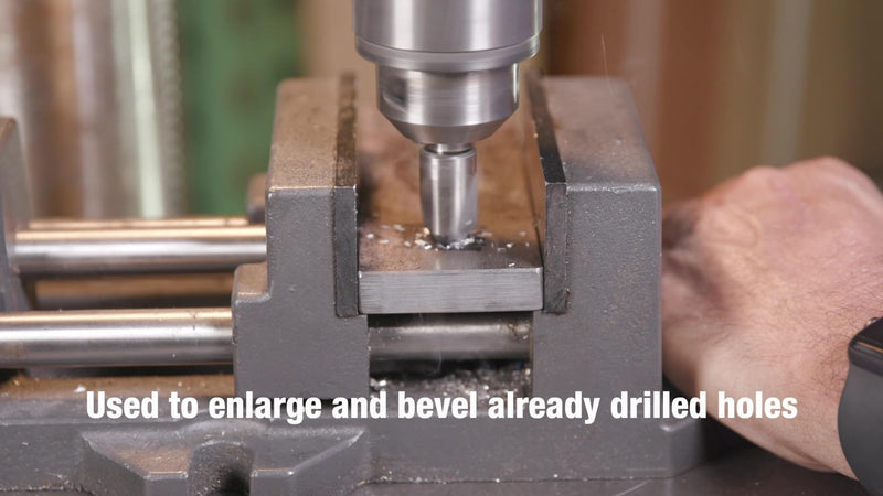 Drill America - DEWCHAT1-82 1"-82 High Speed Steel 6 Flute Chatterless Countersink, Dew Series
