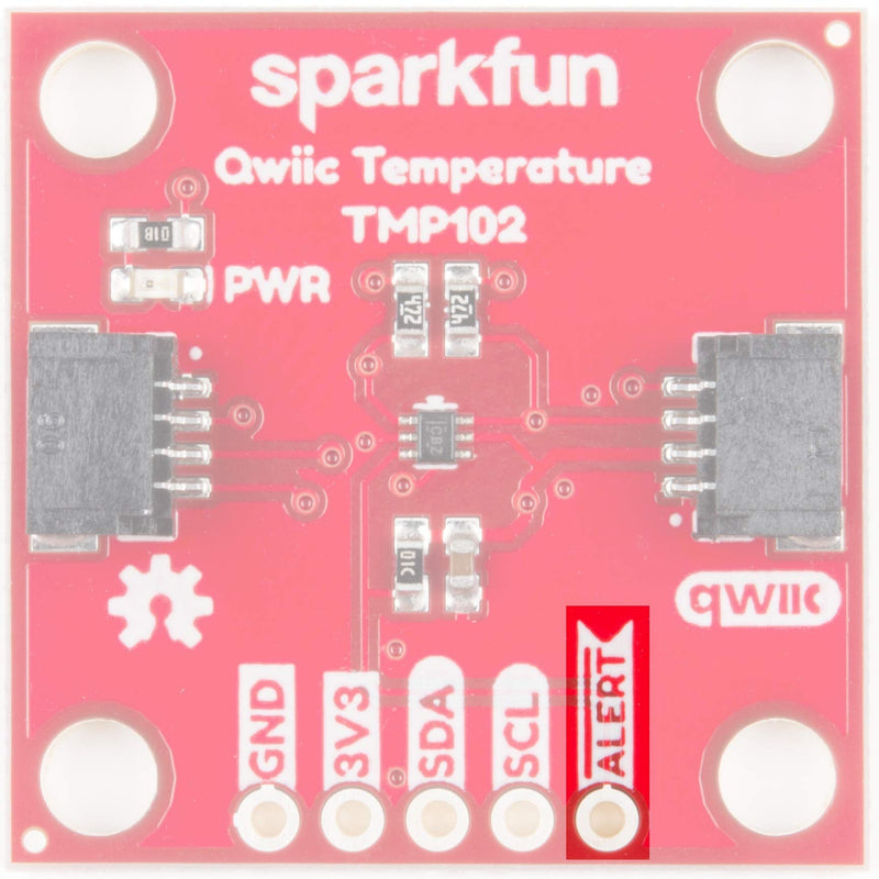 [Australia - AusPower] - SparkFun Digital Temperature Sensor - TMP102 (Qwiic)-Compatible with Arduino and other Single-board computers Easy-to-Use I2C sensor Plug-and-Play breakout board Runs from 1.4-3.6V input Use with 3.3V 