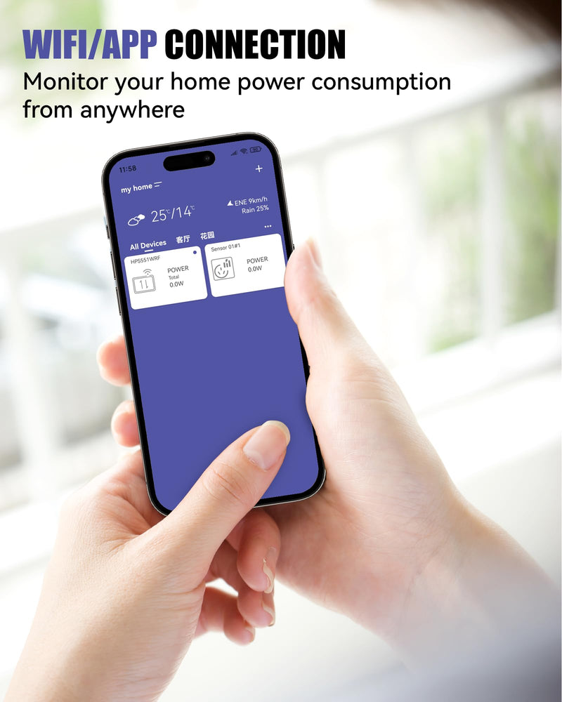 [Australia - AusPower] - BALDR Wi-Fi Home Power Monitor Consumption Watt Meter w/Smart Socket - Electric Meter w/Tariffs & Budget Alerts, Power Meter Home Energy Monitor, Electricity Usage Monitor Smart- 2.4GHZ Network Only Power Meter Hub with One Smart Socket 