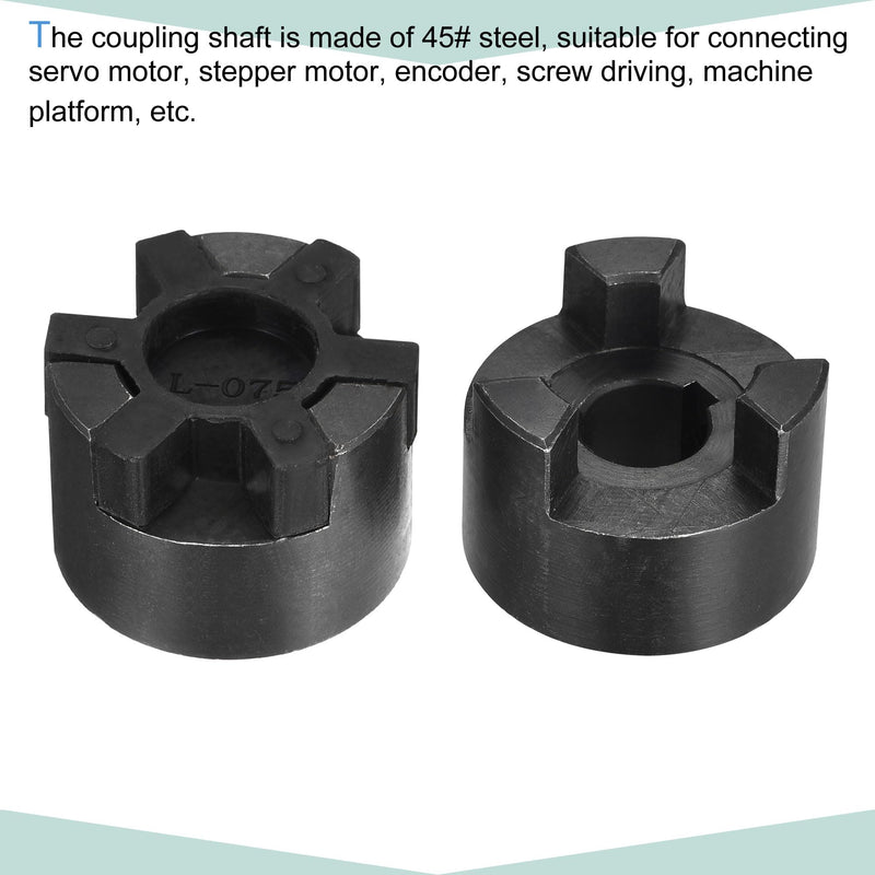 [Australia - AusPower] - MECCANIXITY Flexible Coupling Shaft 15mm to 25mm 52mm x 44.5mm Motor Coupler Joint 