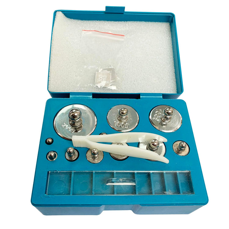 [Australia - AusPower] - Calibration Weight 19PCs/Set,10mg-200g Total: 501.1g Weights Precision Stainless Balance Scale for Digital Jewellery Scale Lab Educational Science 19 Pcs Kit(10mg-200g) 