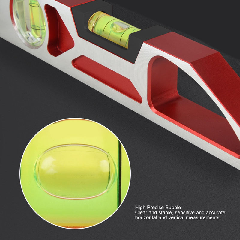 [Australia - AusPower] - Torpedo Level, 90 180 Degree Bubble Level, Construction Levelers, High Precise Leveling Tool, Aluminum Alloy Woodworking Angle Ruler 