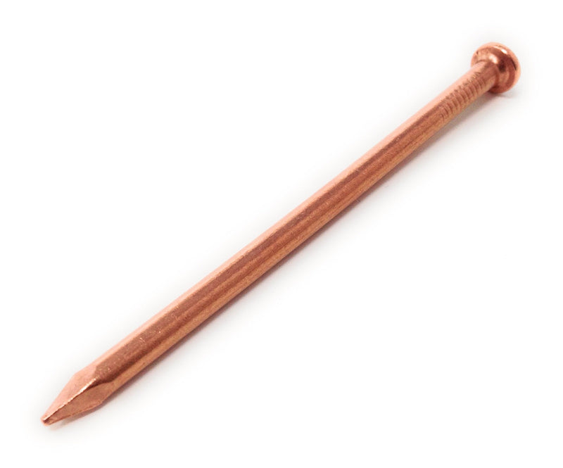 [Australia - AusPower] - 3.5 Inch Copper Nails - Pack of 20 Solid Copper Nail Spikes for Trees, Stumps and Roots 