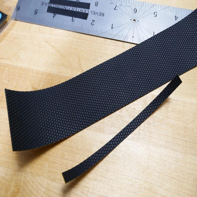 Maylanny Rubber Grip Tape Strips, 7.9 x 2 Ultra-Thin Strong Adhesive Non-Slip Strips for Indoor & Outdoor Use - Customizable, Versatile, and Comfortable Anti-Slip Solution (Clear, 8 PCS) 7.9" x 2" Clear