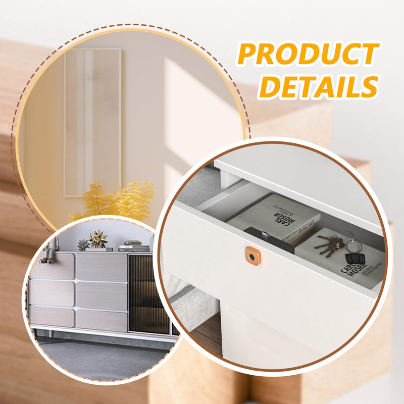 QUUPY 20mm X 10m White Melamine Edge Banding Self-Adhesive Pre Glued Edging Repair Tape for Worktop Kitchen Cabinet Furniture Panels Restoration