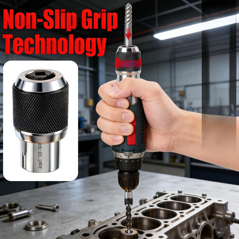 3 x 3/8 Drive Adjustable Tap Socket Spanner | Adapter, compact extension set, with steel ball joint, for cordless screwdriver drill