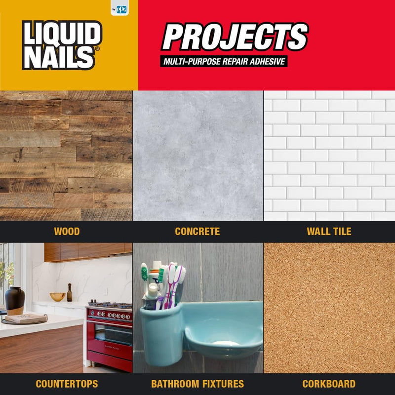 [Australia - AusPower] - Liquid Nails LN-700 4-Ounce Small Projects and Repairs Adhesive 4 Ounce 