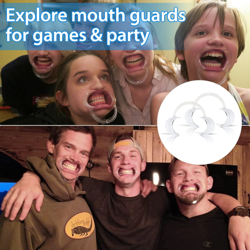 [Australia - AusPower] - EZGO 20 Pieces (10 Medium+5 Large+5 Small) C-Shape Teeth Whitening Cheek Retractor, Disposable Dental Mouth Opener, Dental Lip Cheek Retractor for Mouthguard Challenge Game 