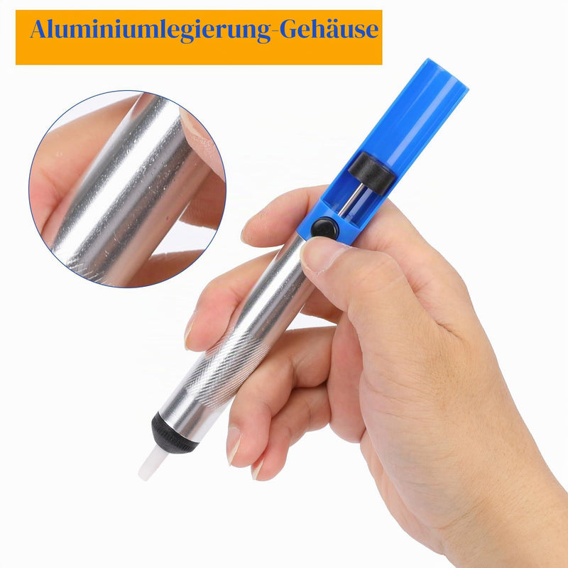 Desoldering Suction Pump, Antistatic Desoldering Pump, Desoldering Wick, Soldering Suction Suction, Soldering Extraction Pump, Desoldering Soldering for Professional Welders, Desoldering Valve Pump, Soldering Remover Tool