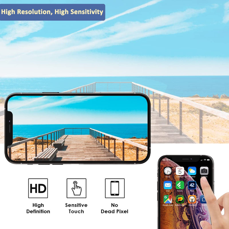 [Australia - AusPower] - Yodoit for iPhone 11 Pro Max Screen Replacement Kit COF Full HD LCD Display 3D Touch Digitizer Frame for Model A2161, A2218 with Repair Tool Kit 