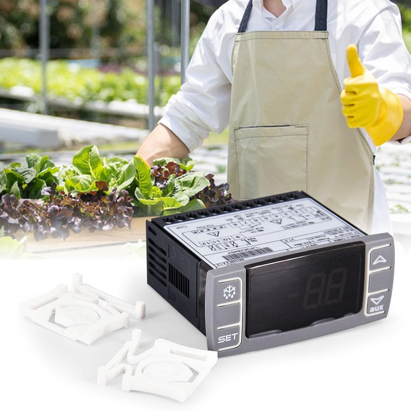 [Australia - AusPower] - XR06CX-4N1F1 Temperature Controller for 120V 50-60hz Commercial Refrigerators/Freezer, with Programmable Temperature Controller Temperature Sensing Probe 