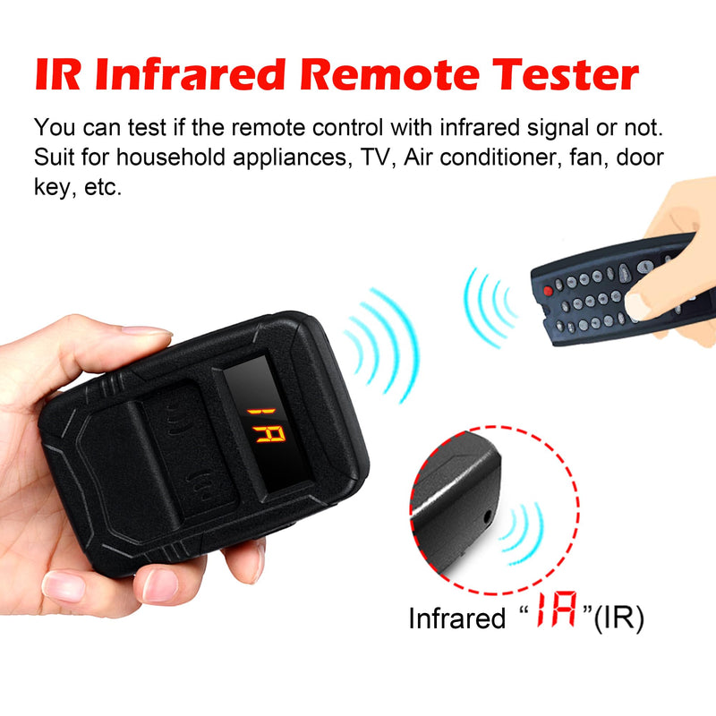 [Australia - AusPower] - Frequency Tester Car Key Fob, WOYO PL001 10MHZ-1000MHZ Automotive Truck Door Remote Control Tester 315/433/868/902 MHZ RF Radio Frequency Digital, IR Infrared Signal TV Remote Detector 