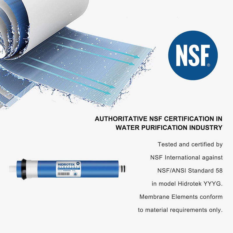 150 GPD Reverse Osmosis RO Replacement Membrane Filter-NSF Certificated (1) 1