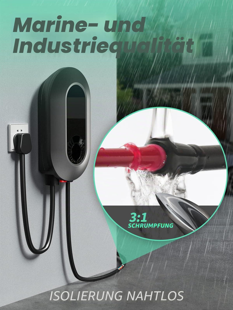 Eventronic 3:1 Heat Shrink Tube with Adhesive and Double Wall, Diameter 30 mm & 2 m Length, IP65 Waterproof, Insulation Tape, for Electrical Insulation and Wire Connectors, 12 Diameter Options, Never Fade 30mm, 2m