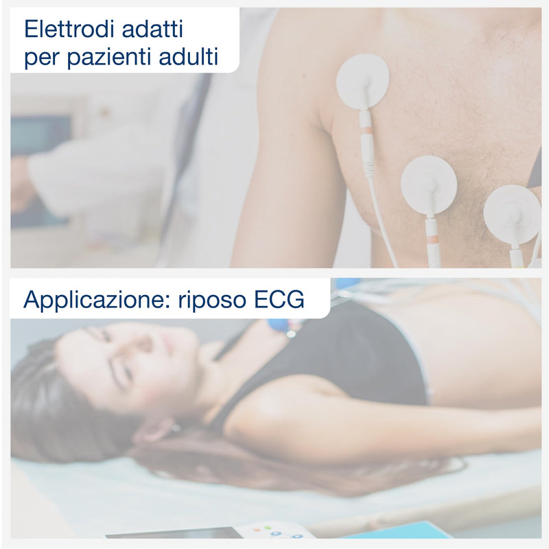 [Australia - AusPower] - FIAB SPA Fiab 33341 Universal Latex Free Pre-Gelled ECG Adhesive Electrodes for Single Use for Adults 