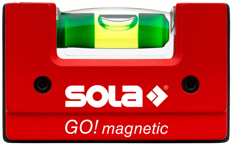 SOLA GOMAGNETIC - Nivel de burbuja compacto GO! Magnetic