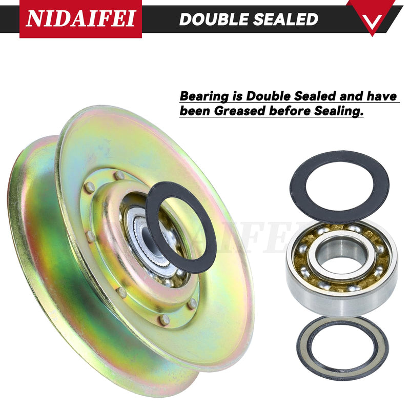 [Australia - AusPower] - 532139245 Idler Pulley Replaces 532139245 Pulley Idler Craftsman Idler Pulley 139245 Idler Pulley, 127783 Pulley Idler Craftsman 127783 Idler Pulley, 532127783 Idler Pulley 1 Pack 532139245 Idler Pulley 