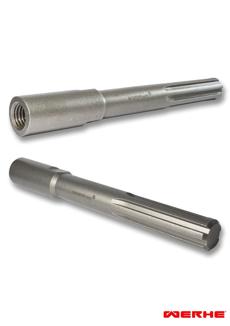 WERHE SDS Max to M14 Female Thread Adapter 8 cm Steel for Core Drill | Rotary Hammer Tool Holder Compatible with Diamond Drill Bits and Cutting Discs Heavy Duty Workmanship