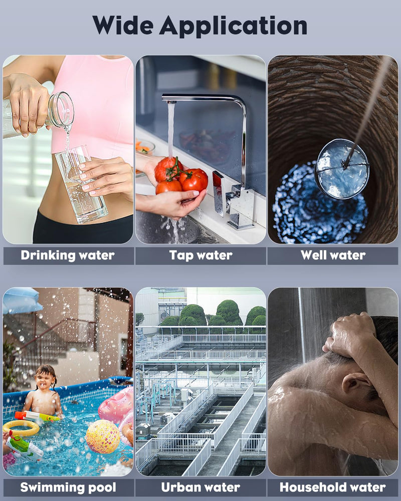 Pawfly 18 in 1 Drinking Water Test Kit, 125 Strips for Tap Water Well Swimming Pool Aquarium Spa, Home Water Quality Test Strips for pH Hardness Chlorine Lead Iron Copper Nitrate Fluoride & More 18 in 1 Water Test Kit