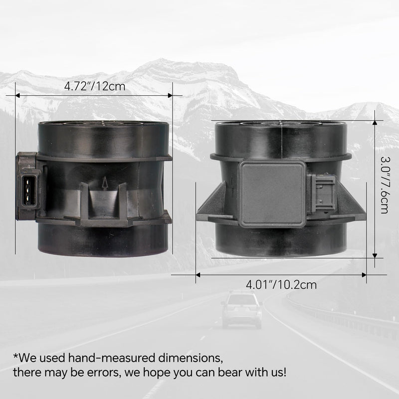 Mass Air Flow Sensor 13621432356 MAF Compatible with BMW 323Ci/323i, 325Ci/325i/325xi, 328Ci/328i, 525i, 528i, Z3, Hyundai Sonata, Suzuki Verona, Replaces 28164-37100