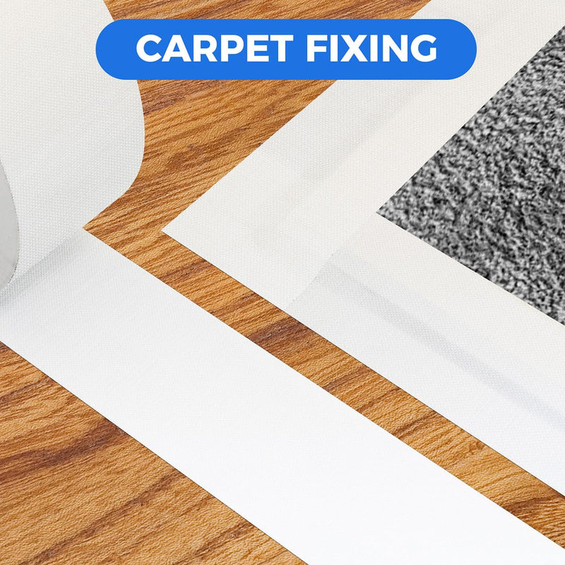 [Australia - AusPower] - Duct Tape, 2 Inch x 35 Yards, 1 Roll, Waterproof and Heavy Duty, Tear by Hand, for Packing Repairing and Crafts (White) White 