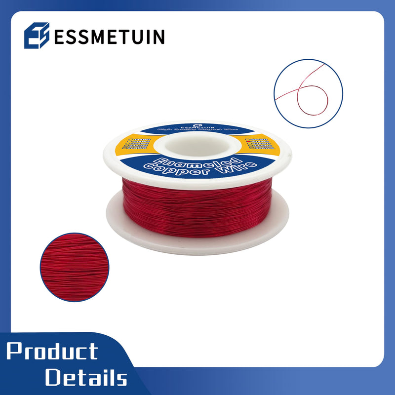 [Australia - AusPower] - Enameled Copper Wire for Transformers Inductors, Motor, 30 AWG Magnet Wire - 50G(1.75OZ) Temperature Rating 155? 30Gauge 1 