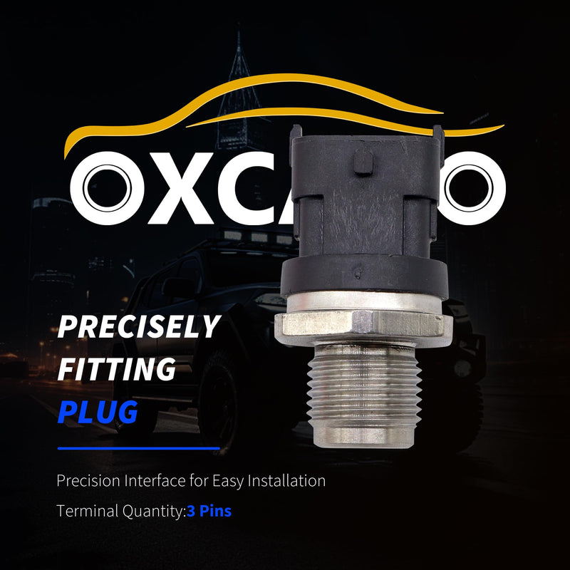 [Australia - AusPower] - Fuel Rail Pressure Sensor Compatible with Dodge Ram 2500 3500 2003 2004 2005 2006 2007 Truck Cummins Diesel L6 5.9L 2003-2006# 0281006425 0281002851 5093112AA 05093112AA 904-309 3949988 SU3355 