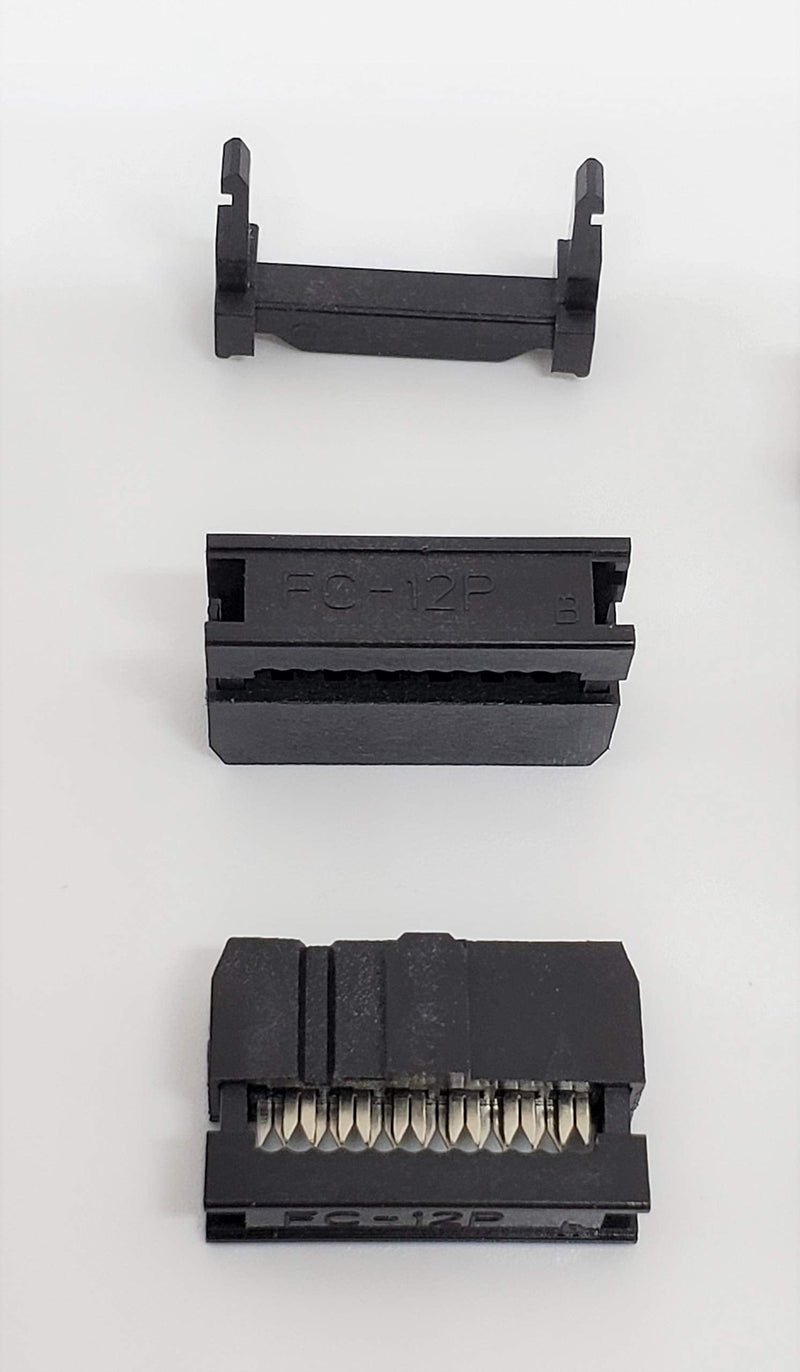 [Australia - AusPower] - Pc Accessories - Connectors Pro 25-Pack 2X6 12P FC 2.54mm 0.1" Pitch Dual Row IDC Sockets for Flat Ribbon Cable, 12 Pins Female Connectors 25-PK 