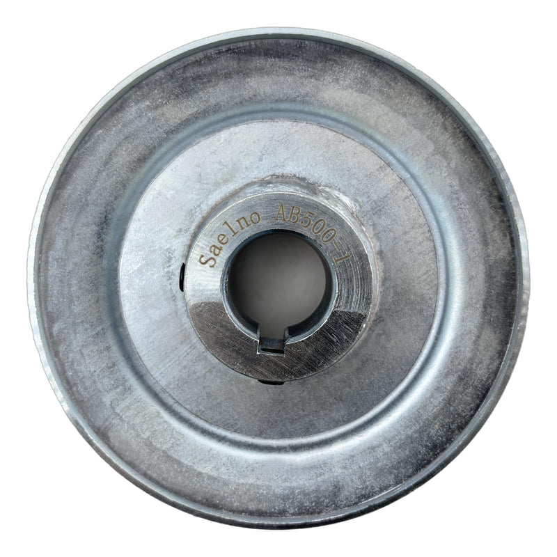 [Australia - AusPower] - AB500-1 Single Groove Web Sheaves,v Belt Pulley 1 inch bore 5" OD,Motor Pulley Carbon Steel for A B 5L 4L V-Belts 