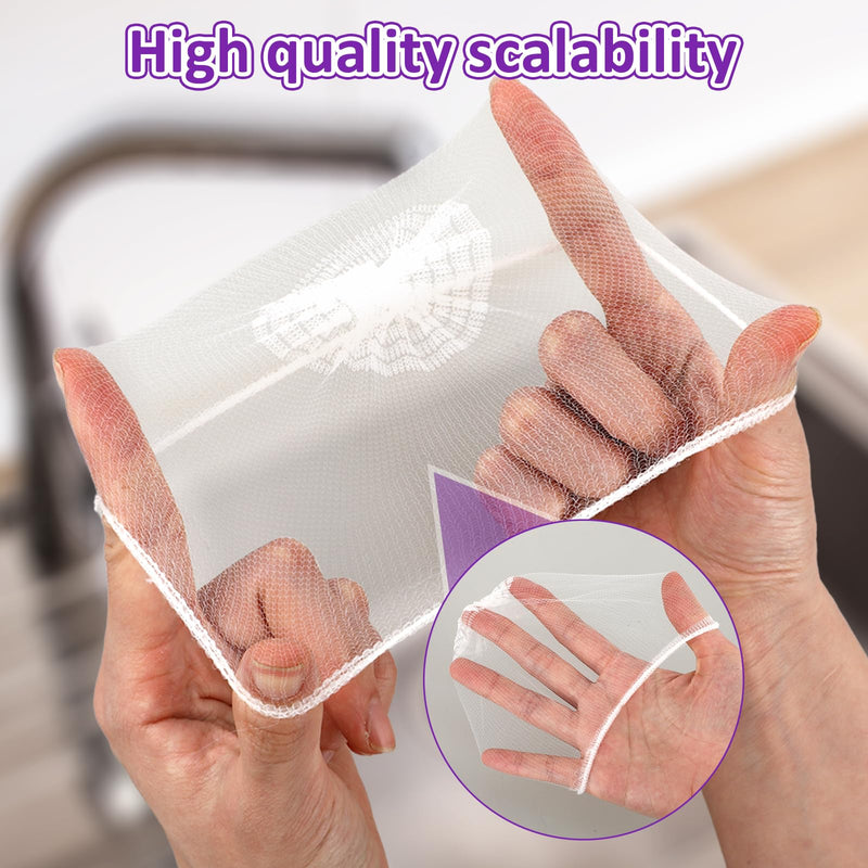 [Australia - AusPower] - Pack of 200 Sink Filter Kitchen Sink Strainer Disposable Strainer for Sinks Bin Bags Kitchen Sink Strainer Bag Filter Bags for Kitchen Sink Strainer Filter Mesh Bags Elastic Filter Bags Sink 