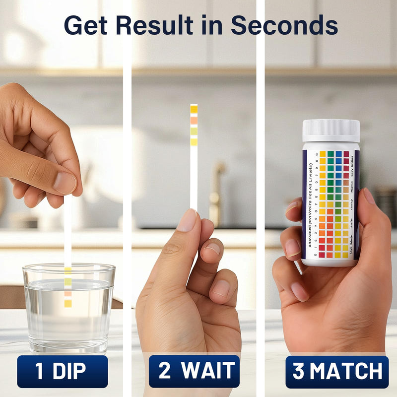 [Australia - AusPower] - pH Test Strip, 200 Count Universal 0-14 pH Testing Strip Essentials Testing Strips Kit for Urine, Saliva, Drinking Water, Aquariums, Pools, Food, and Soap Making, Large Bulk Set | Quick Test Way 0-14 (200Count) 
