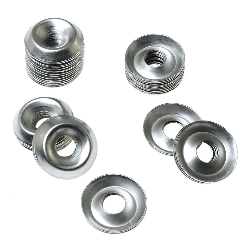 [Australia - AusPower] - 100pcs #8 304 Stainless Steel Countersunk Finishing Cup Washers Gasket Fasteners 