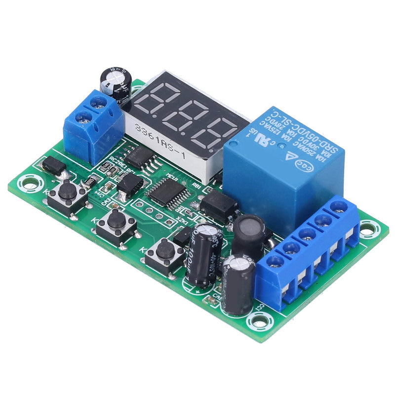 [Australia - AusPower] - DC Current Detection Module Relay Switch Sensor Digital Display Motor Controller Digital Display with Error Calibration Function 12V 