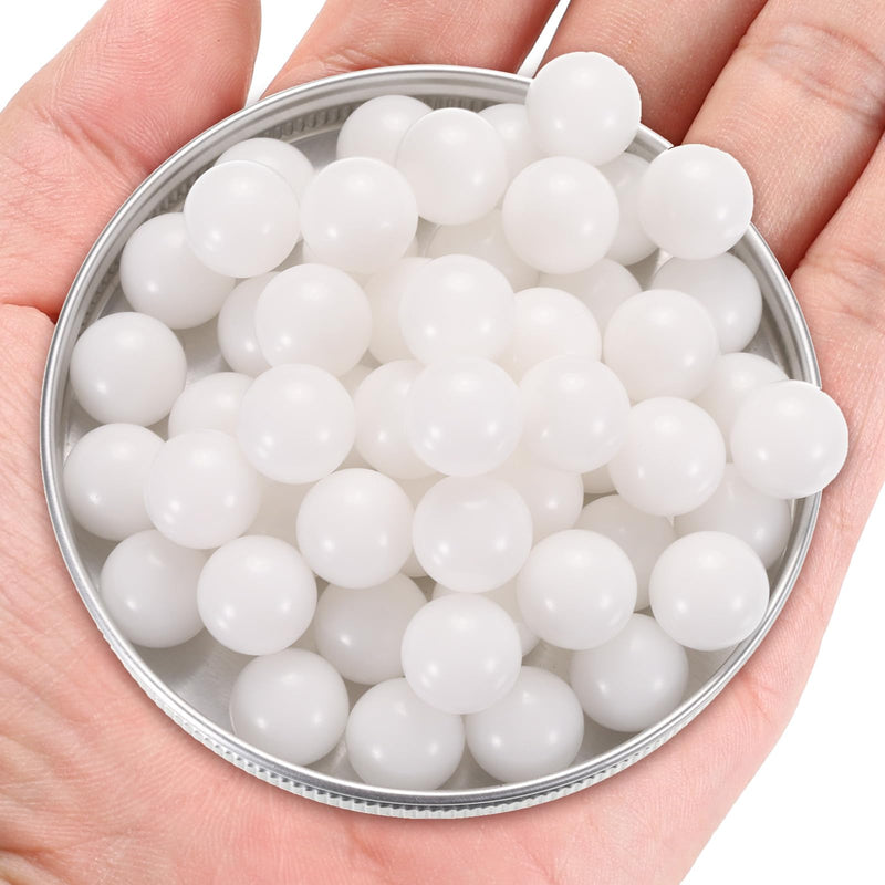 [Australia - AusPower] - uxcell 100pcs POM Bearing Balls 1/2" 12.7mm Solid Plastic Bearing Balls, Precision POM Balls 