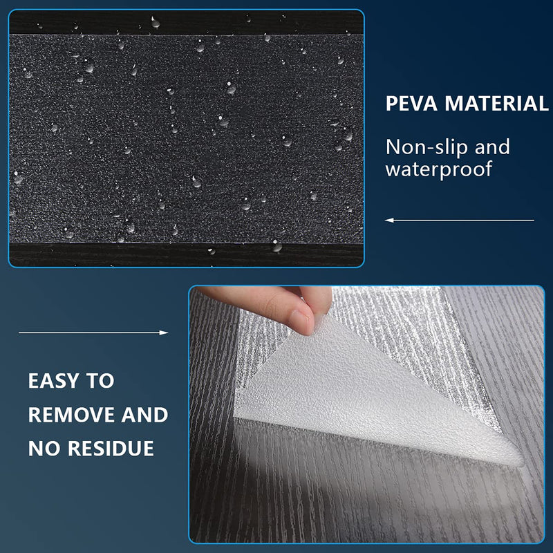 Non Slip Stair Treads 6’’ x 32’’, 5 Pack Pre-Cut Transparent Anti Slip Strips, Waterproof and High Viscosity, Adds Non Slip Traction to Floor, Bathroom, Safety for Kids, Elders and Pets 6" x 32"