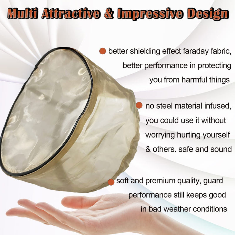 Faraday Electric Meter Cover MEIMING Meter Cover Protection Adjustable Bottom Breathable and Visible Meter Cover Shielding, Multi Benefits Meter Cover