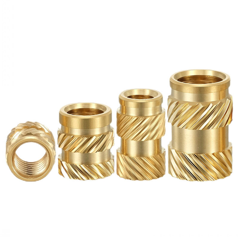 [Australia - AusPower] - 40pcs Threaded Inserts - Knurled Nuts, 1/4"-20x8 Brass Heat Set Insert for 3D Printing Components and Plastic Parts 1/4"-20x8-40pcs 