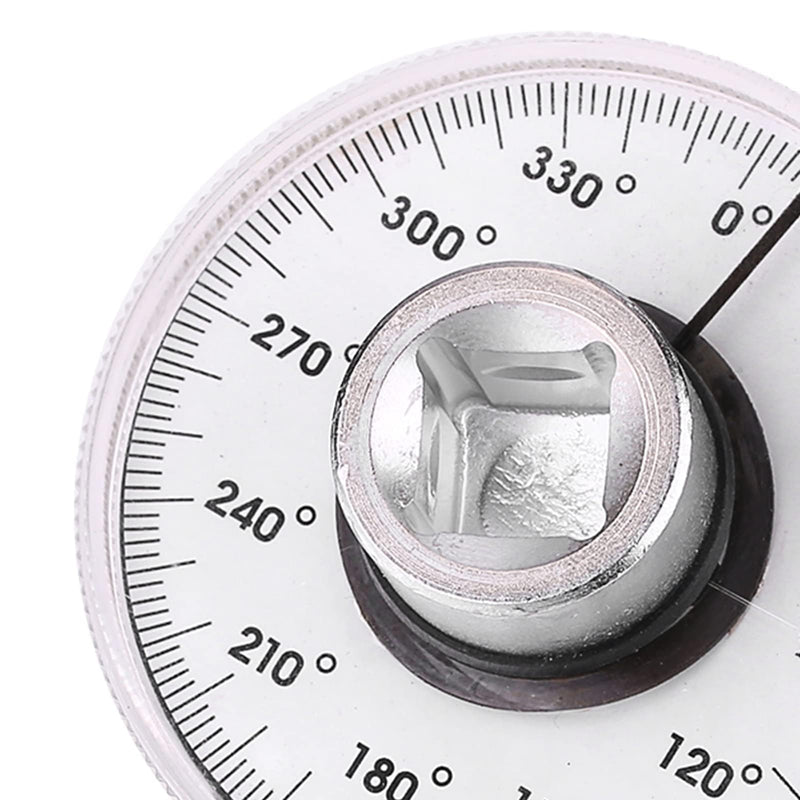 [Australia - AusPower] - 1/2 Inch Torque Wrench Angle Gauge Tool 360 Degree Adjustable Drive Torque meter Wrench Set Automobile Angular Torque Meter Measuring 