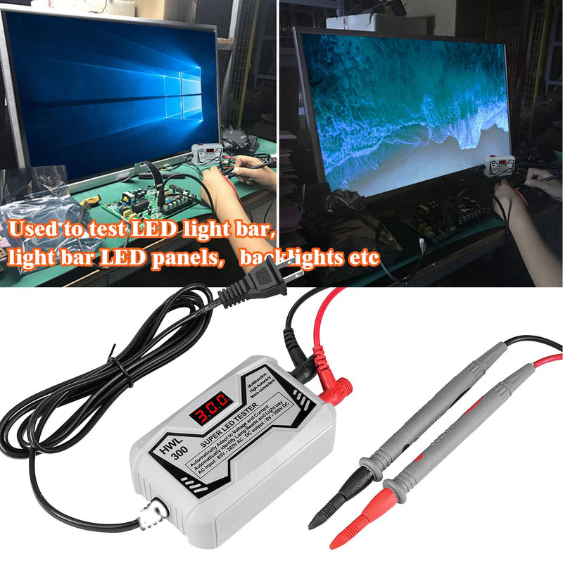 [Australia - AusPower] - 85‑265V Super LED Tester 0‑300V Adaptive Voltage Lamp Bead Strip TV Backlight Repair Inspection Testing (US Plug) US Plug 