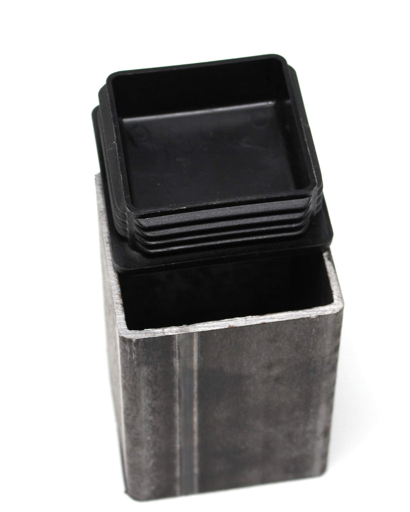 [Australia - AusPower] - 3" Square Tubing Heavy Duty Plastic Plug End Cap Insert 3x3 8-14 Tube Pipe Post (2) 2 