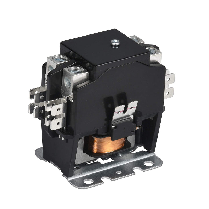 [Australia - AusPower] - SunLee UL 2 Pole FLA 40 Amp Coil 24 VAC 50 RES Contactor 45GG20AJ Replacement for Air Conditioner Condenser Compressor Heat Pump Refrigeration Contactor 2P 40A 24VAC 