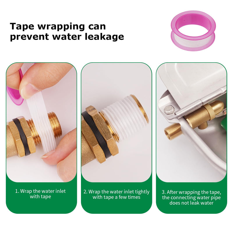 [Australia - AusPower] - 2Pcs Brass Float Valve 1/2 Inch Livestock Water Tank Float Valve with Adjustable Arm for Water Trough Water Float Valve for Automatic Waterer,Aquariums,Ponds,Aquaculture, Hydroponics 