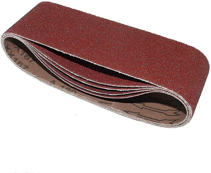 [Australia - AusPower] - Goodway Fabric Sanding Belts for Belt Sanders 75 x 533 mm Grit 40-10 Pieces 