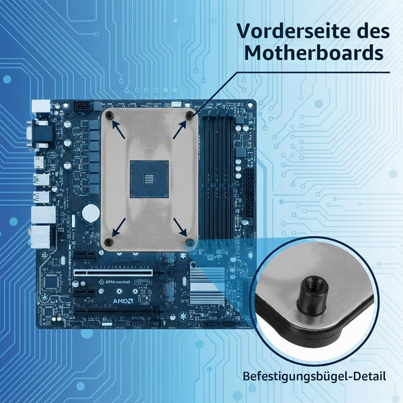 Backplate for AM4 Backplate CPU Heatsink Holder Metal Backplate Iron Plate CPU Heatsink Holder Back Sheet Accessory Tool for AM4