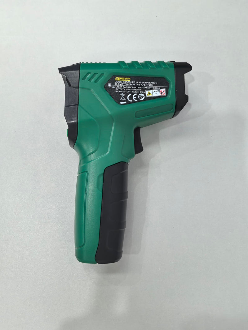 [Australia - AusPower] - Infrared Thermometer Gun,SQECH Laser Thermometer Gun -58℉～1472℉(-50℃～800℃),Temperature Gun with Ambient Temperature/Humidity/Adjustable Emissivity/Color Backlight for Cooking, Oven,Engine,HVAC Green(-58℉～1472℉) 