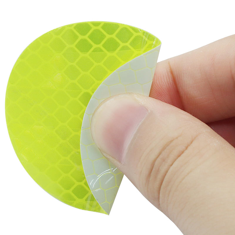 40 Pcs Round Reflective Stickers, High Visibility Waterproof Reflective Tape for Vehicles, Bikes, Helmets(50mm/1.96")