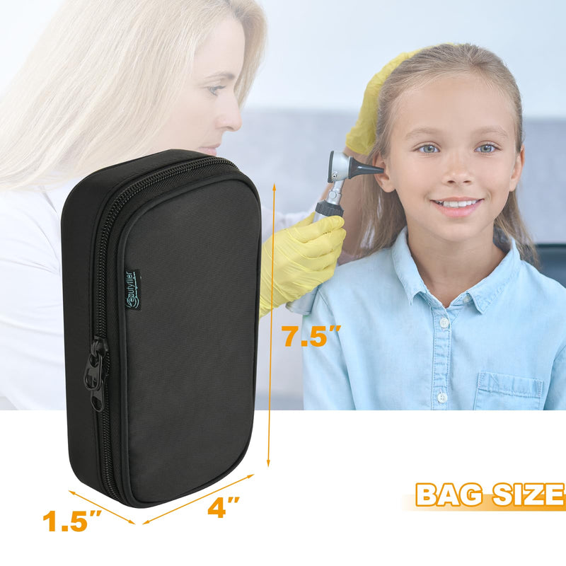 [Australia - AusPower] - Beautyflier Led Pocket Otoscope Storage Bag, Durable Storage Case Compatible with Zyrev Otoscope, Travel Case for Ear Infection Detector, Easy to Organize Your Otoscope and Accessories (Bag Only) 