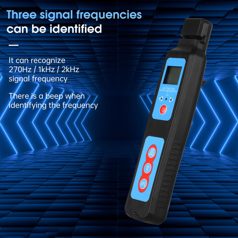 [Australia - AusPower] - Live Fiber Optic identifier 800~1700nm Built in 10Km Visual Fault Locator & LED, Fiber Traffic Identifier SM/MM 