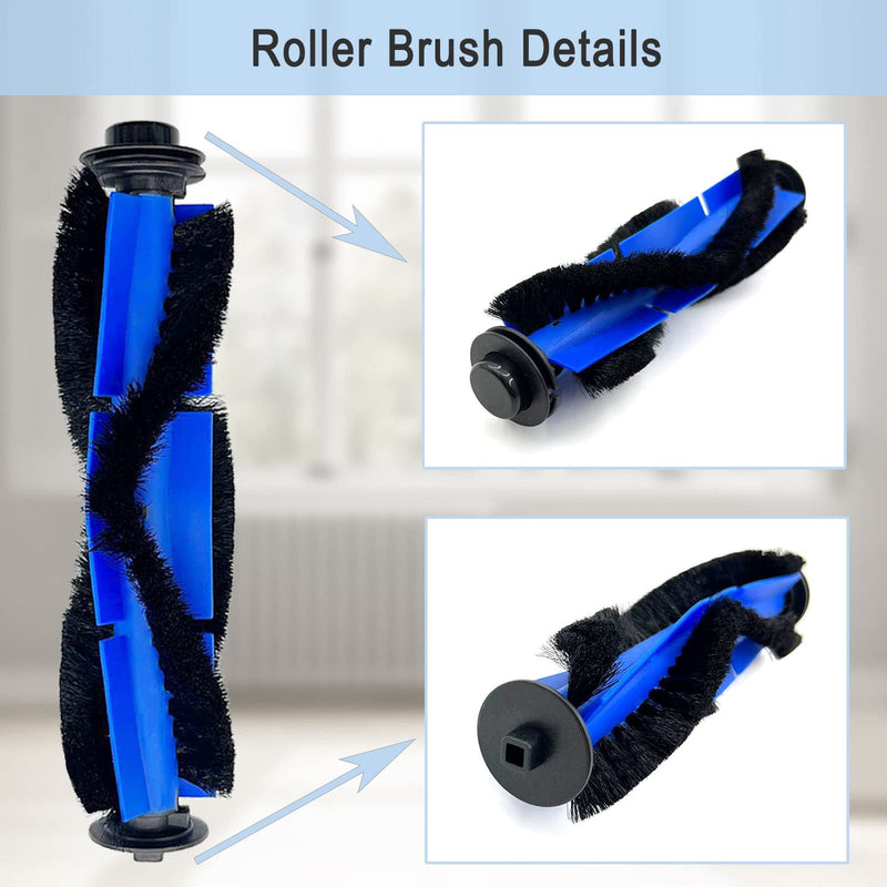 [Australia - AusPower] - Tivcroxs 28 Pack Replacement Part Compatible for Eufy RoboVac 11S, 15C, 30, 30C, 12, 35C, 25C, 15T Robotic Vacuums, 2 Rolling Brushes, 12 Filter Sets, 12 Side Brushes, 2 Pre Filters 2+12+12+2 pack 